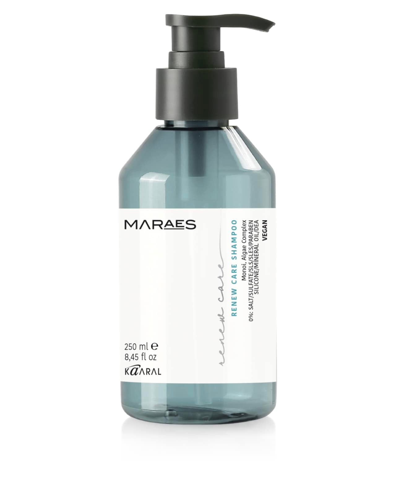 MARAES RENEW CARE šampūnas pažeistų, silpnų ir blankių plaukų priežiūrai (100% VEGAN), 250 ml