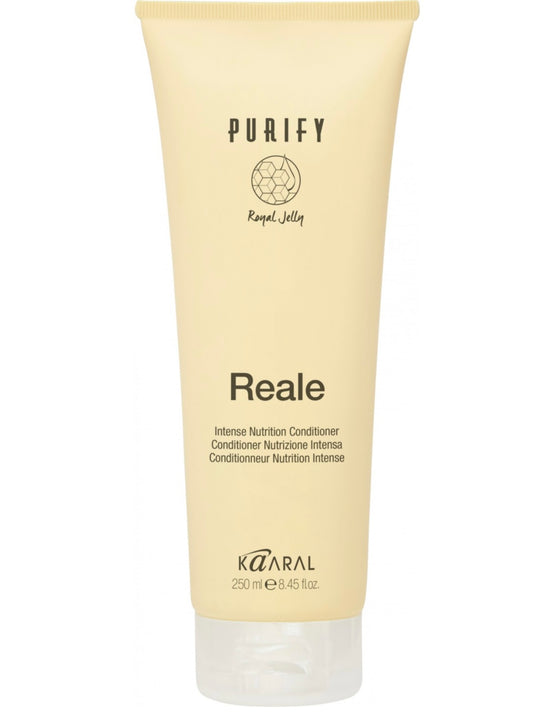 PURIFY REALE ✫ Kondicionierius su bičių motinėlių pieneliu dažytiems, pažeistiems silpniems plaukams, 250 ml