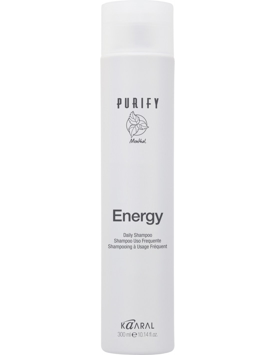 PURIFY ENERGY ❖ Tonizuojantis šampūnas su mentoliu, 300 ml